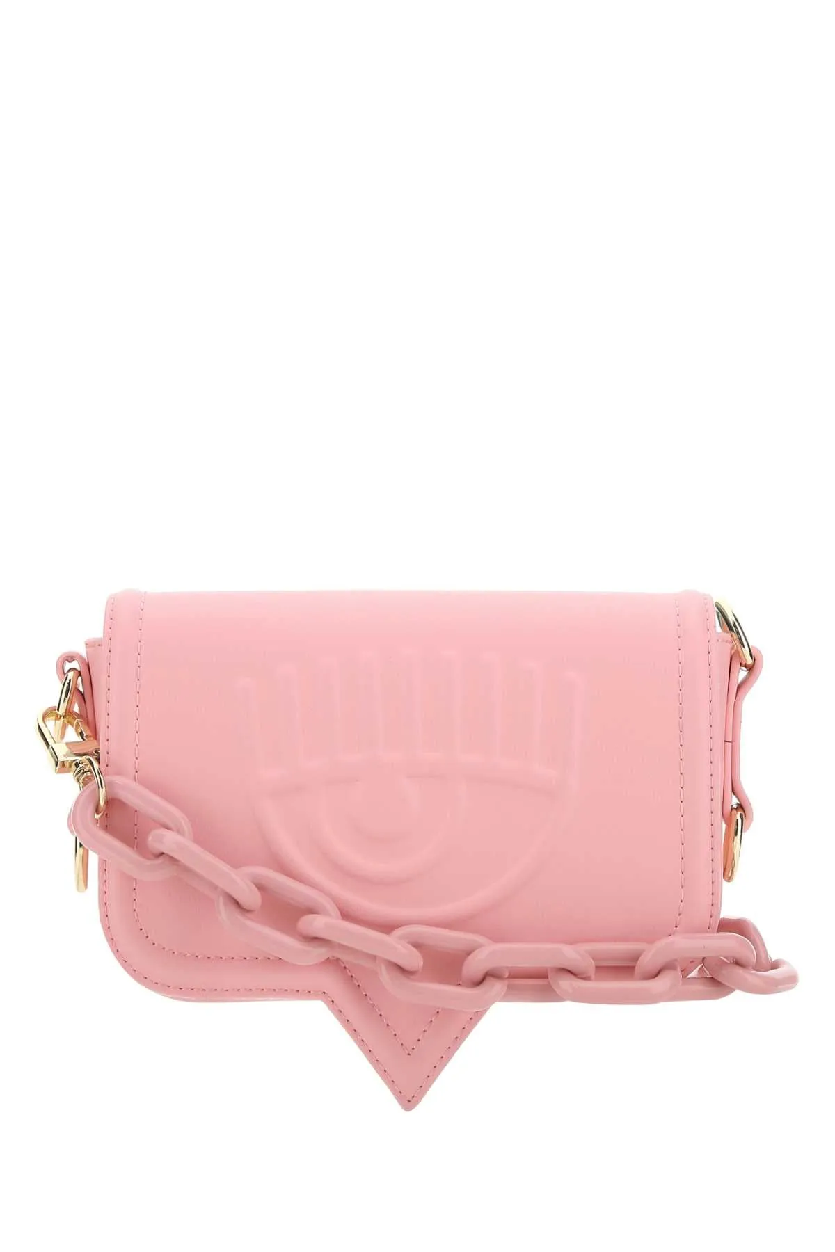 Chiara Ferragni Logo Embossed Chain-Linked Crossbody Bag