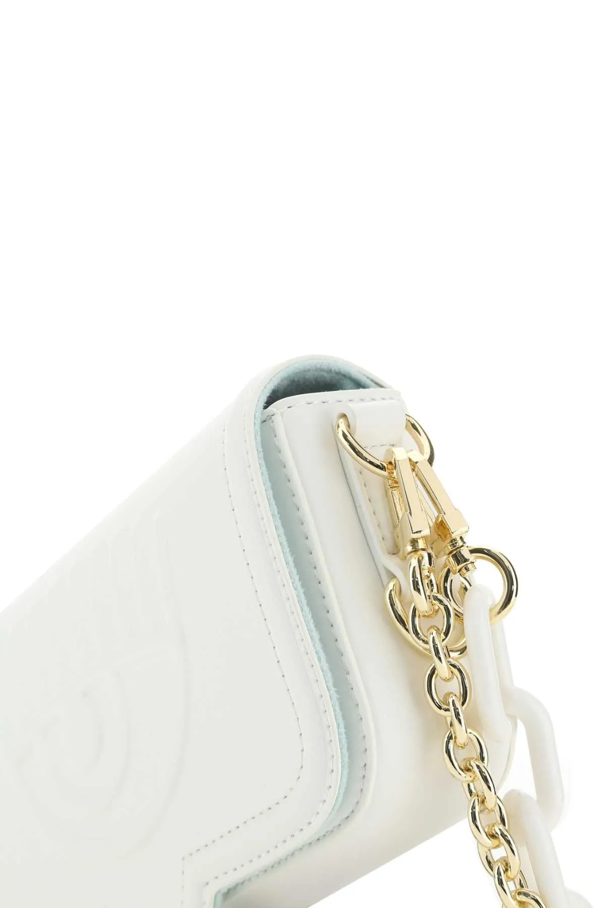 Chiara Ferragni Logo Embossed Chain-Linked Crossbody Bag