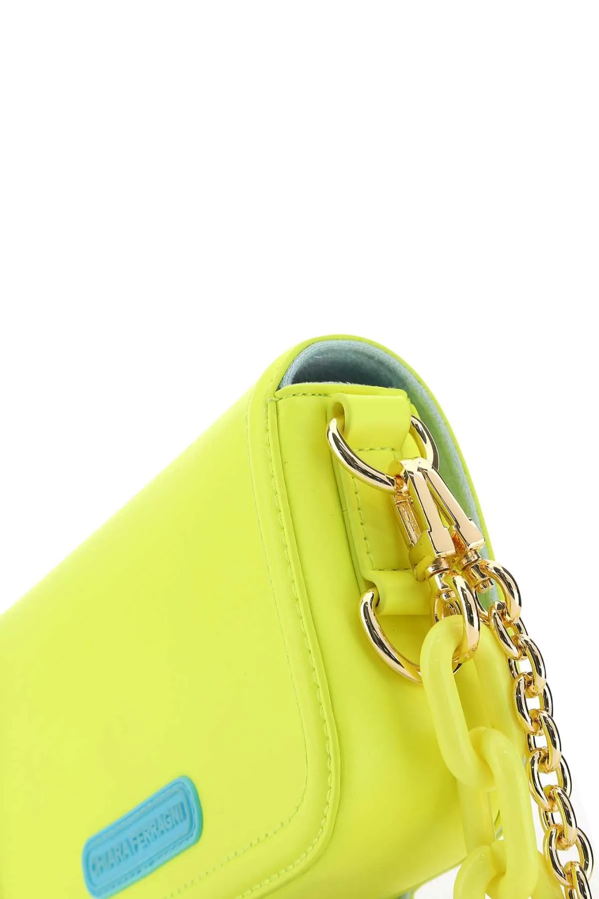 Chiara Ferragni Logo Embossed Chain-Linked Crossbody Bag