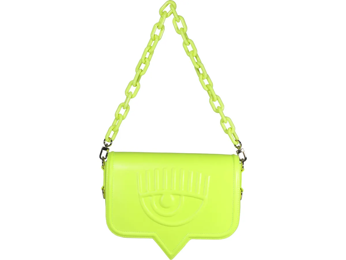 Chiara Ferragni Logo-Embossed Chain-Linked Shoulder Bag