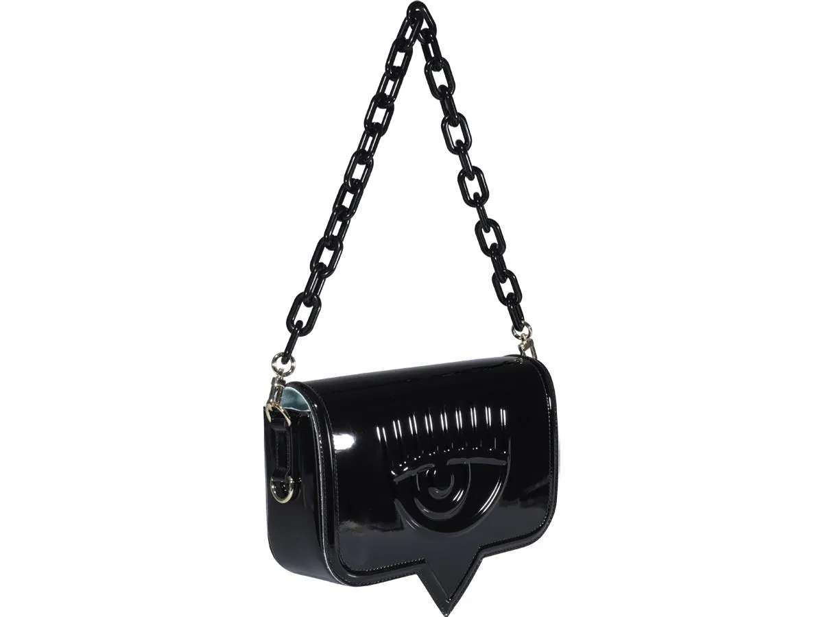 Chiara Ferragni Logo-Embossed Chain-Linked Shoulder Bag