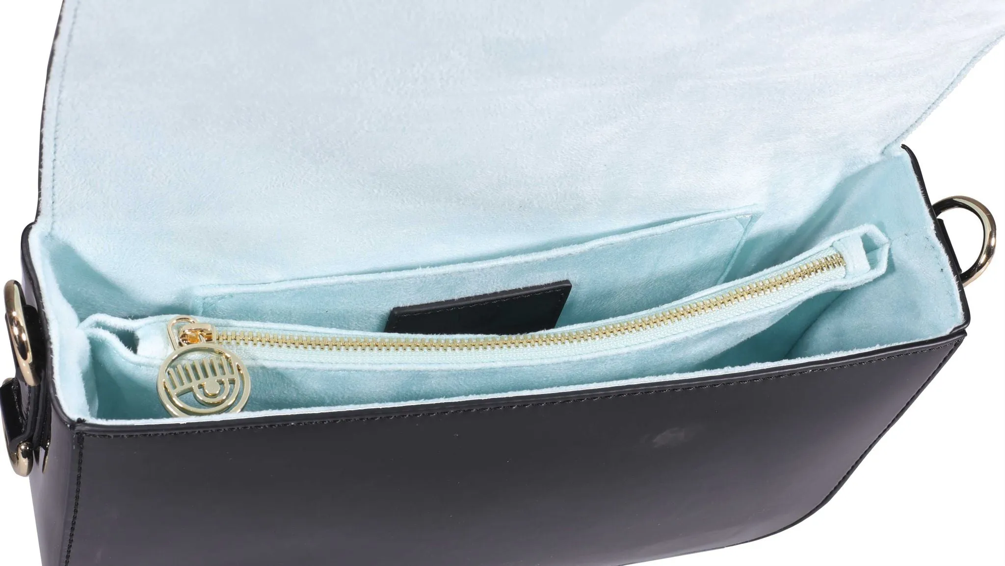 Chiara Ferragni Logo-Embossed Chain-Linked Shoulder Bag