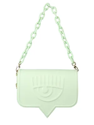 Chiara Ferragni Logo-Embossed Chain-Linked Shoulder Bag