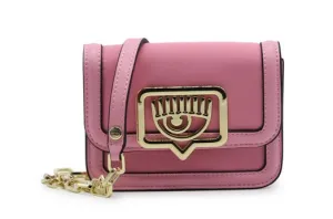 Chiara Ferragni Logo-Plaque Chain-Linked Mini Shoulder Bag
