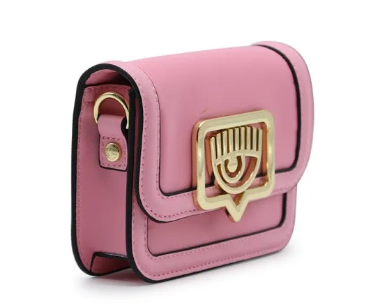 Chiara Ferragni Logo-Plaque Chain-Linked Mini Shoulder Bag