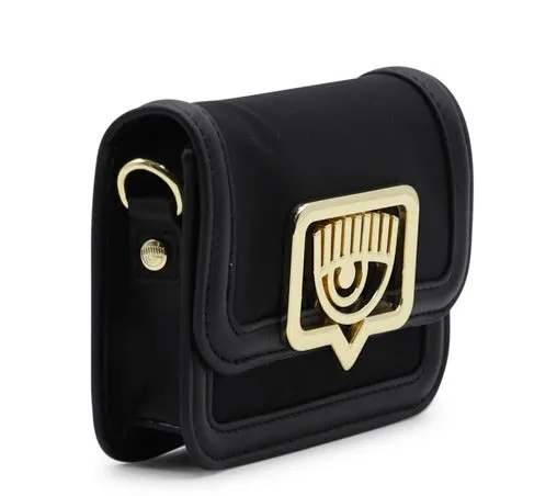 Chiara Ferragni Logo-Plaque Chain-Linked Mini Shoulder Bag