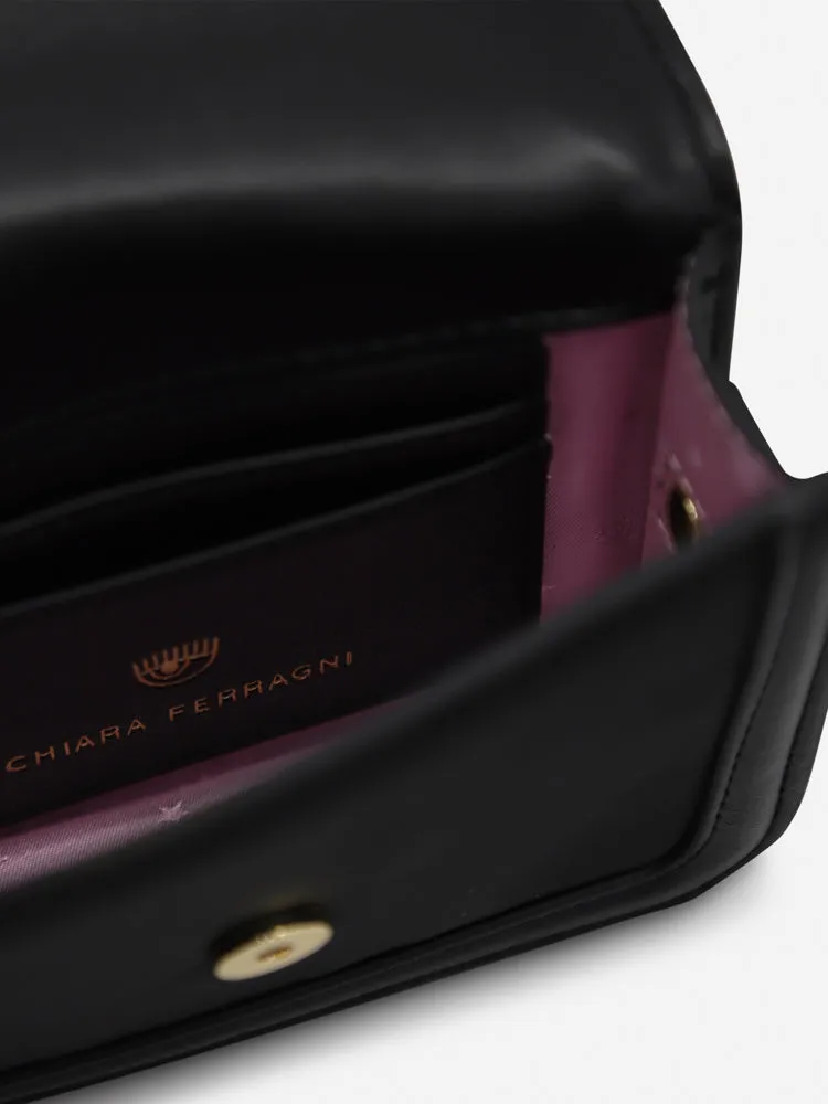Chiara Ferragni Logo-Plaque Chain-Linked Mini Shoulder Bag
