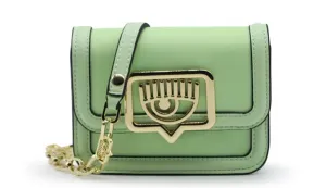 Chiara Ferragni Logo-Plaque Chain-Linked Mini Shoulder Bag