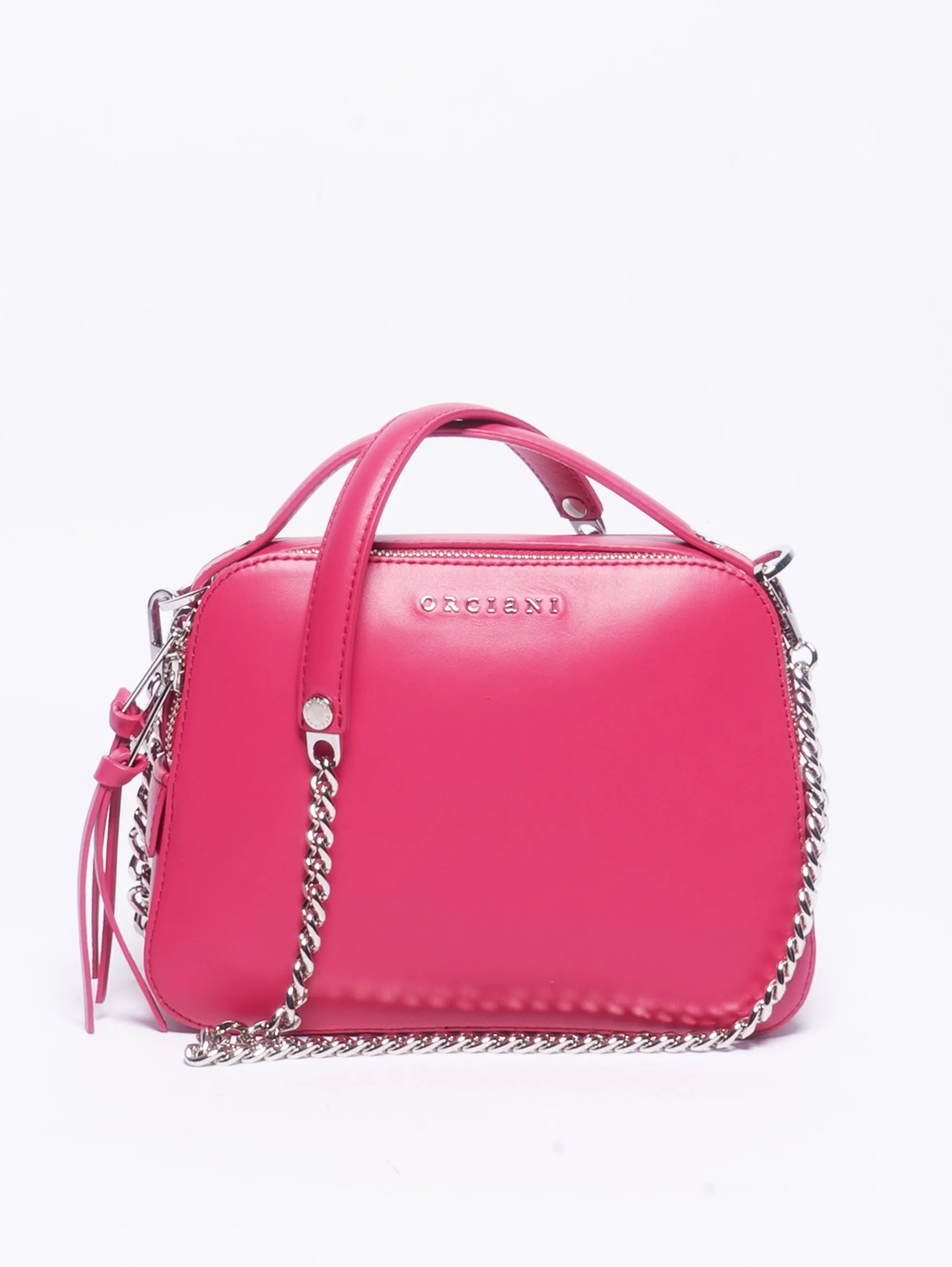 Chéri Handbag in Raspberry Smooth Leather