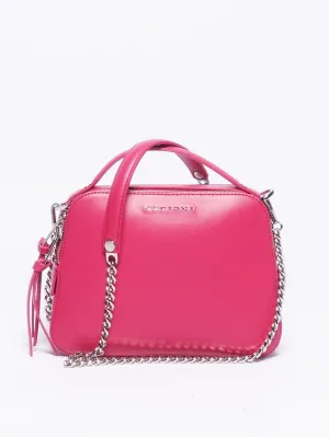 Chéri Handbag in Raspberry Smooth Leather