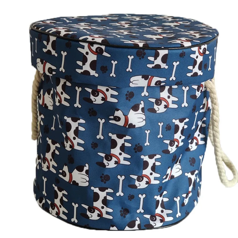 Clean-up Organizer Bucket Pouch Play Mat For Lego Toys Storage Container