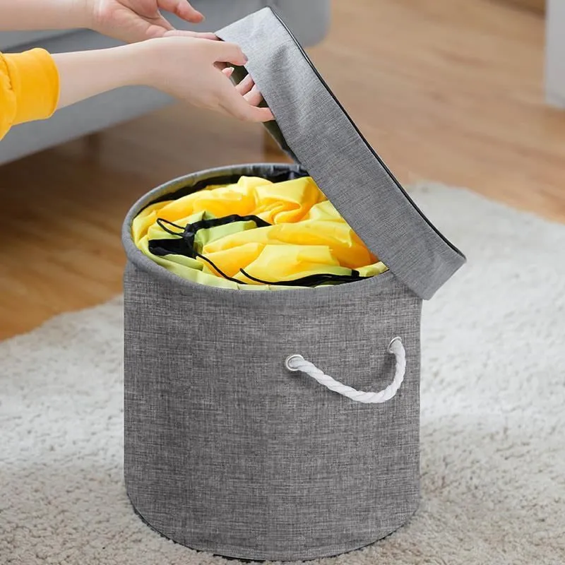 Clean-up Organizer Bucket Pouch Play Mat For Lego Toys Storage Container