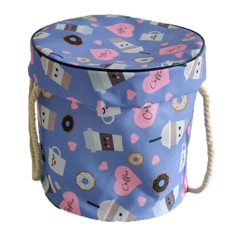 Clean-up Organizer Bucket Pouch Play Mat For Lego Toys Storage Container
