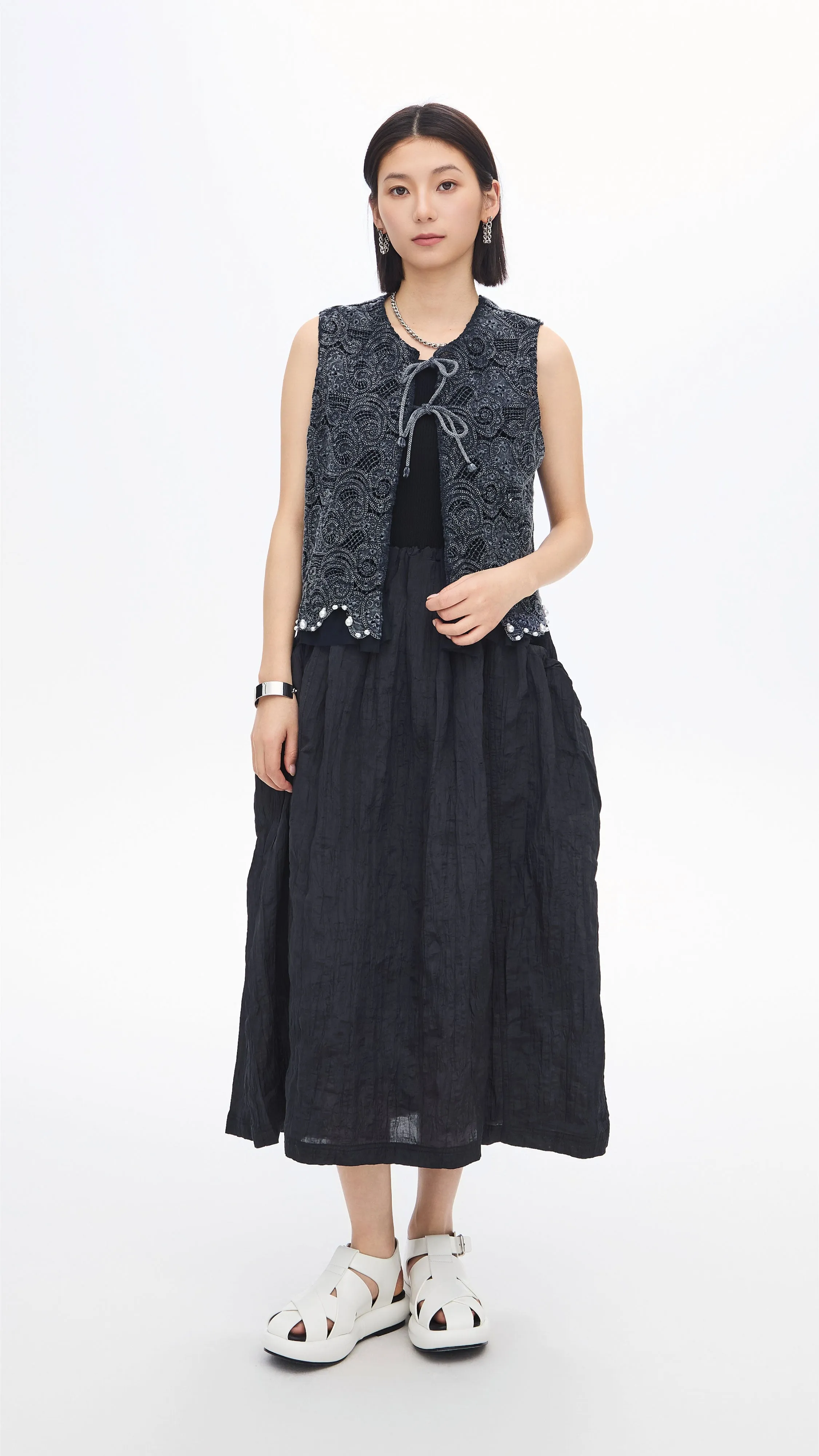 Cold Dye Lace Waistcoat