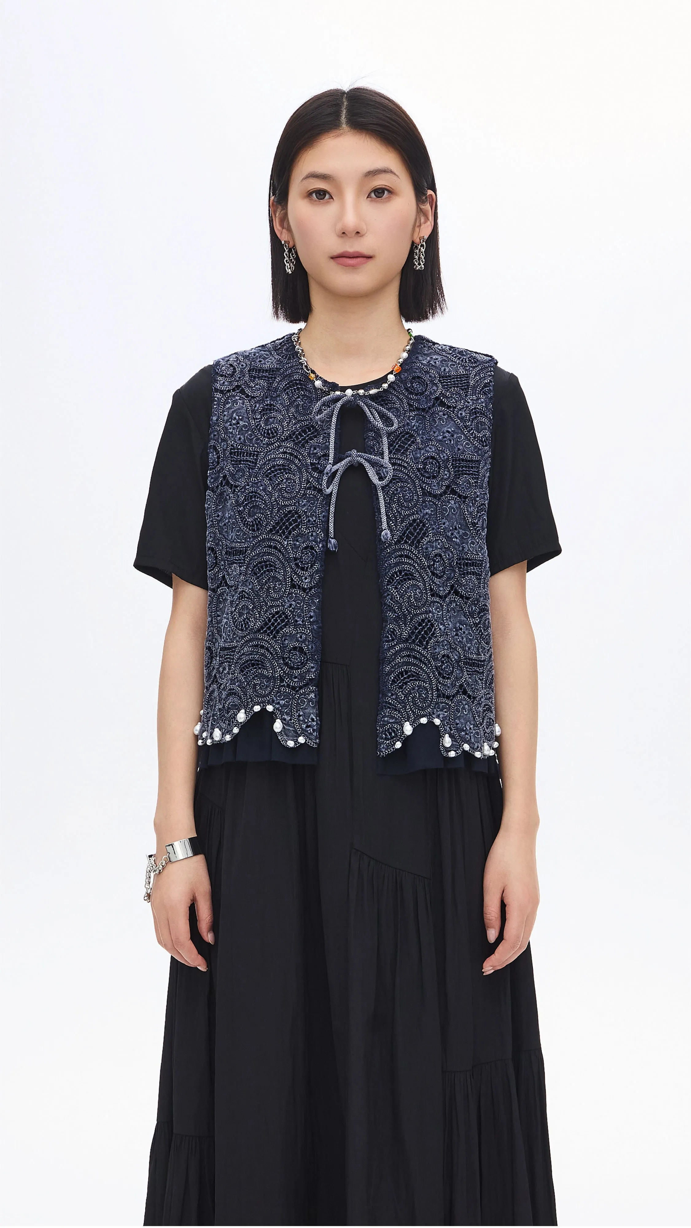 Cold Dye Lace Waistcoat