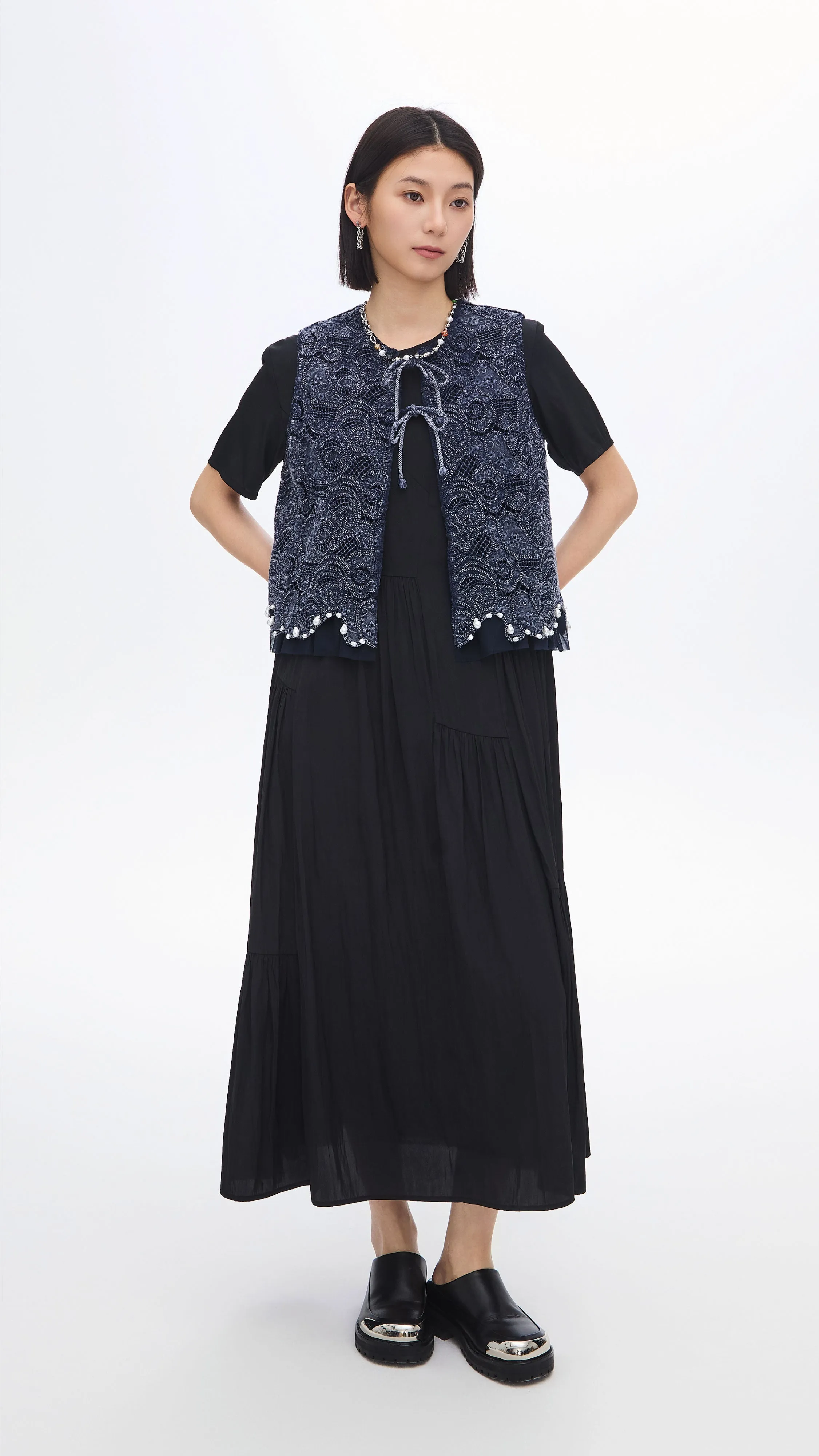 Cold Dye Lace Waistcoat