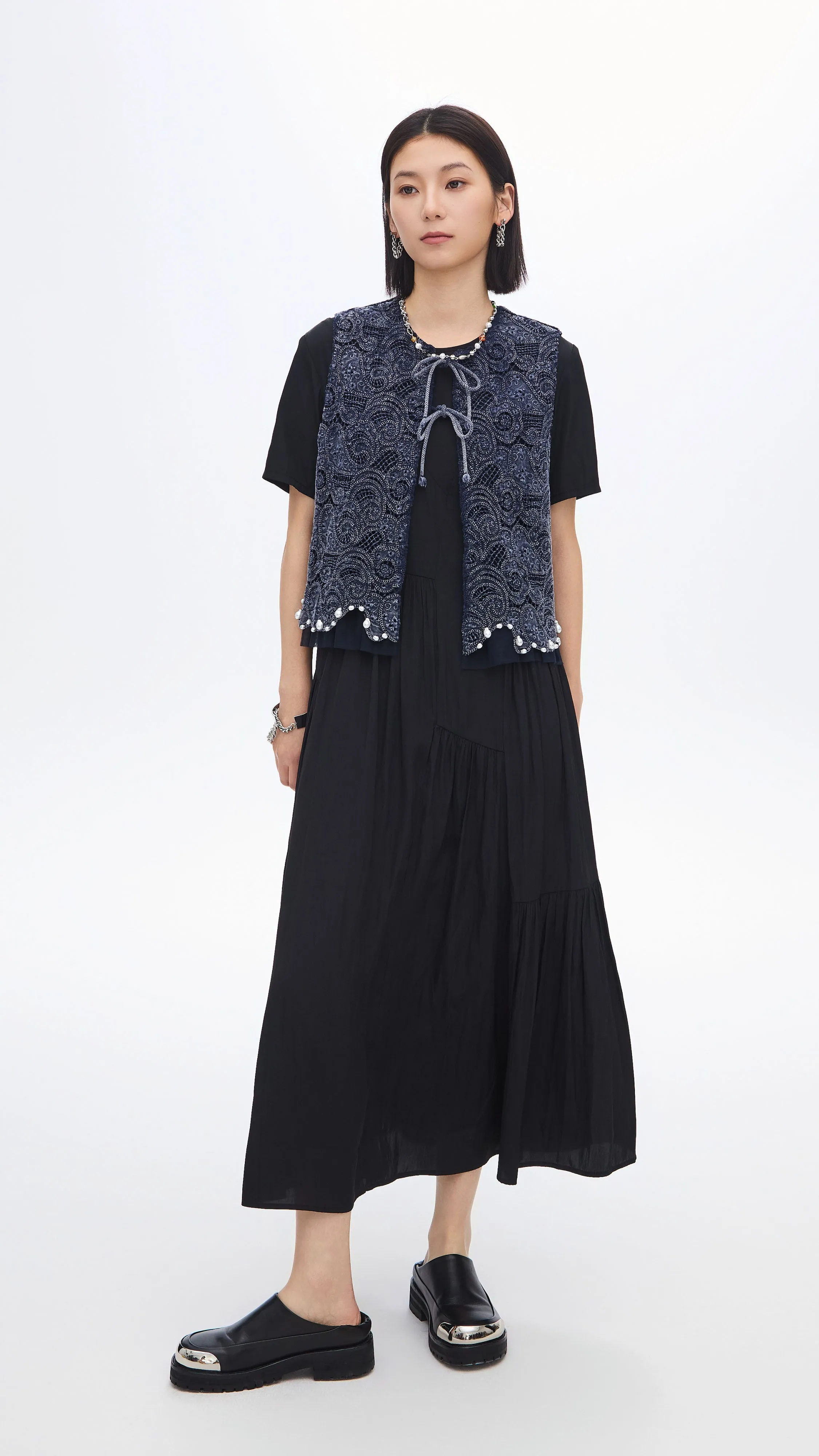Cold Dye Lace Waistcoat