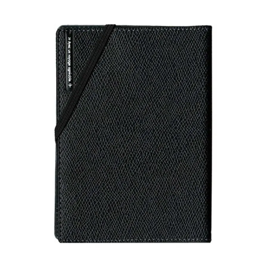 CONCISE Skimming Block Passport Cover Black  (30g)
