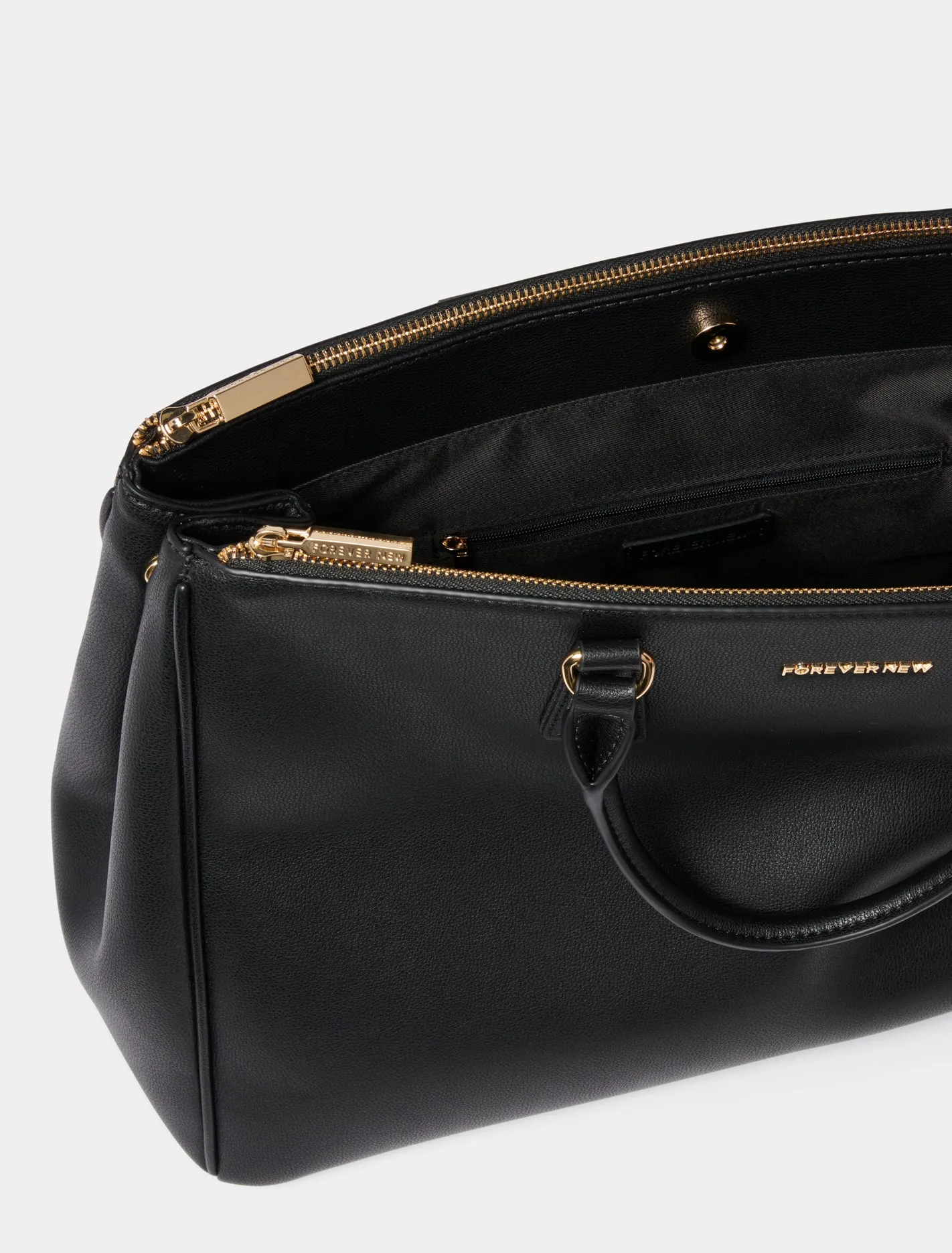 Dana Double Zip Laptop Tote Bag