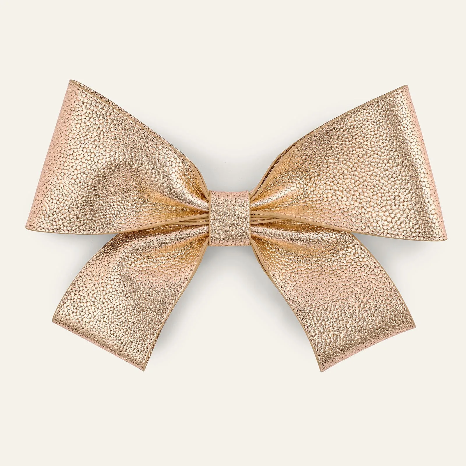 Deco Bow | Blush Rose with Gold hardware