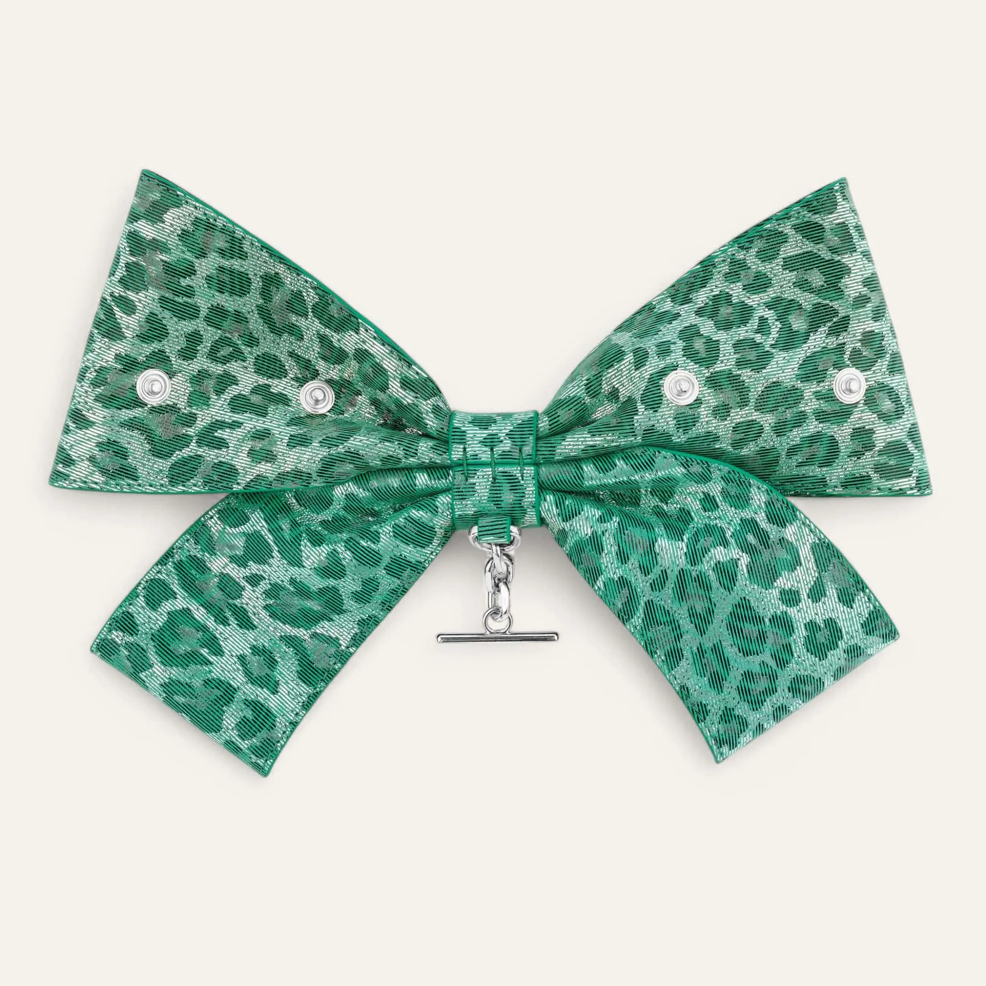 Deco Bow | Caribbean Dreams with Silver hardware
