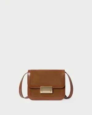 Desi Cacao Suede/Leather Crossbody
