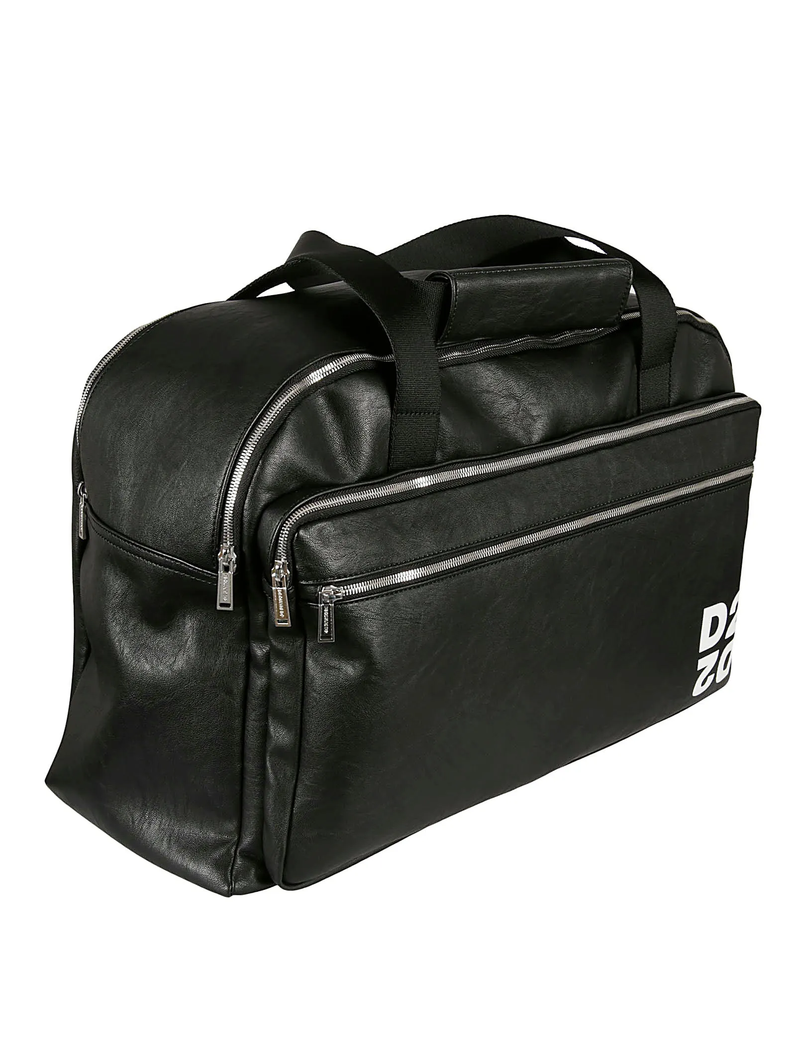 Dsquared2 70's Logo Printed Duffle Bag