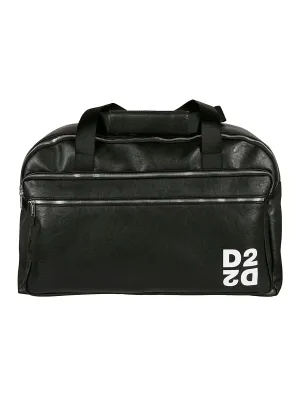 Dsquared2 70's Logo Printed Duffle Bag