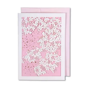 EASE Sakura Card Laser Cut - Pink