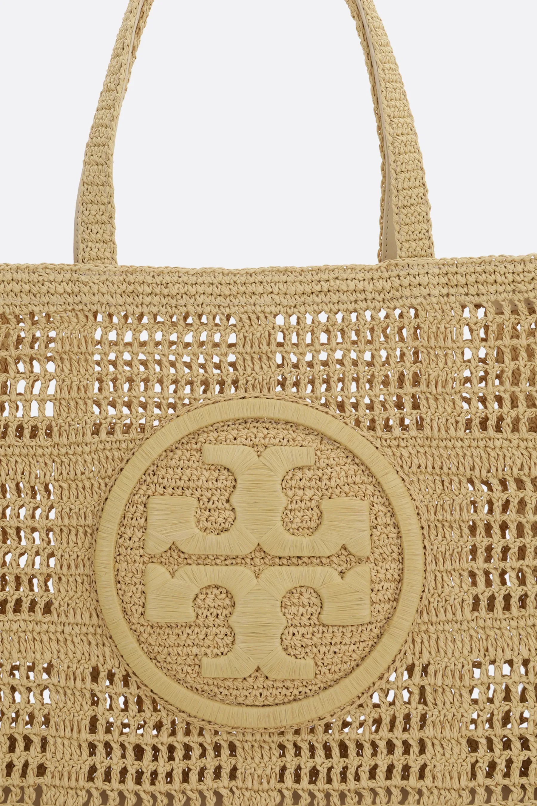 Ella large tote bag in raffia