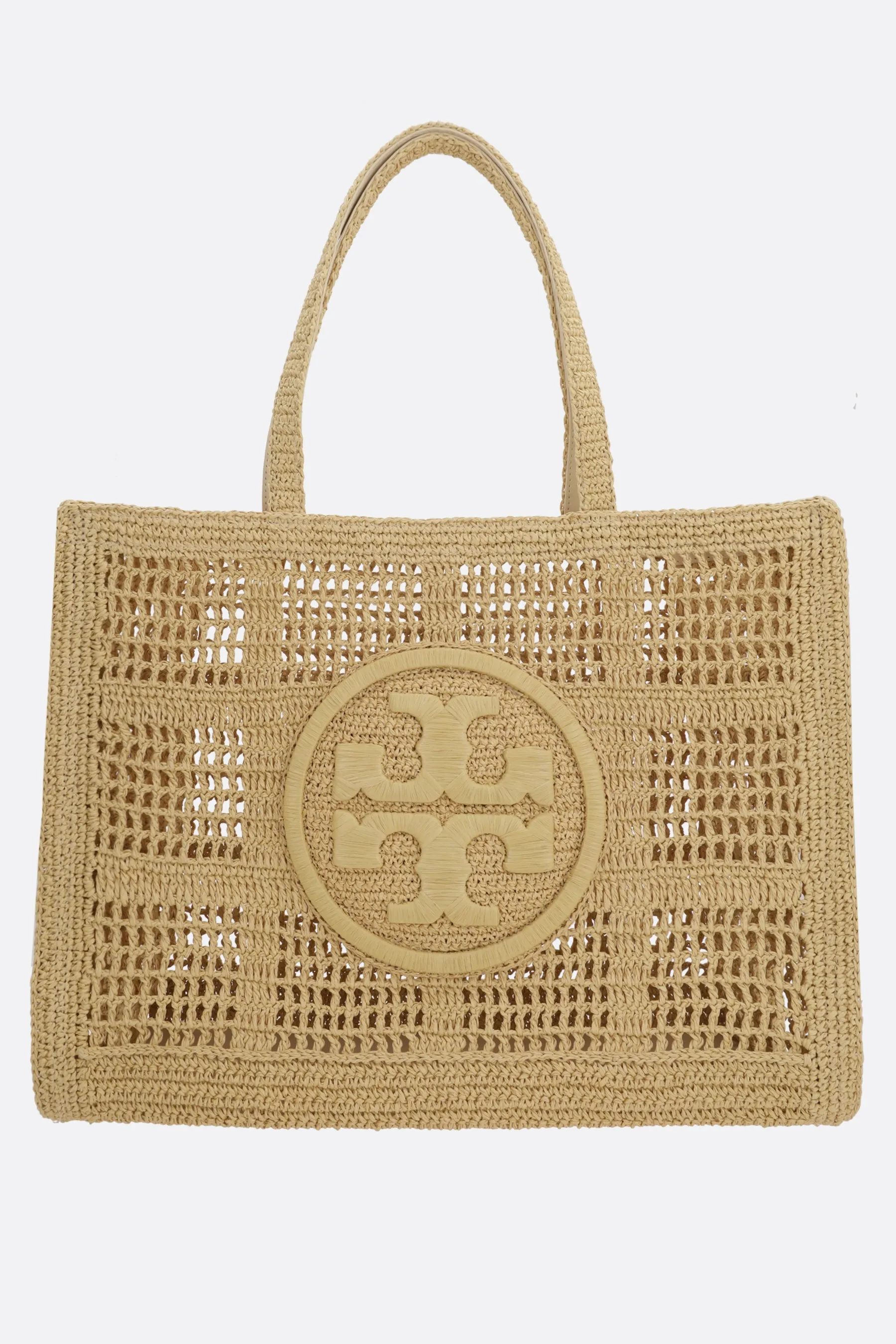 Ella large tote bag in raffia