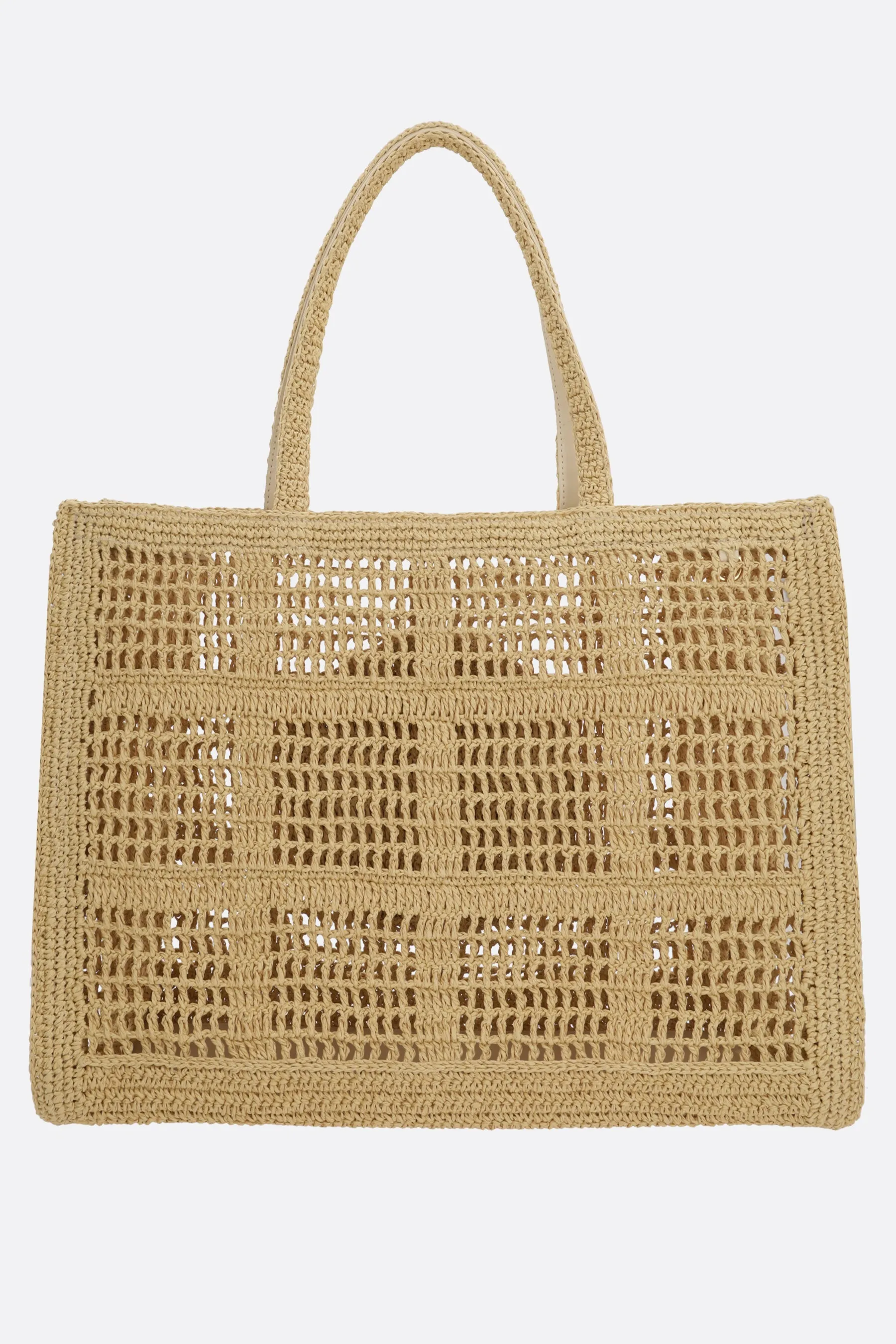 Ella large tote bag in raffia