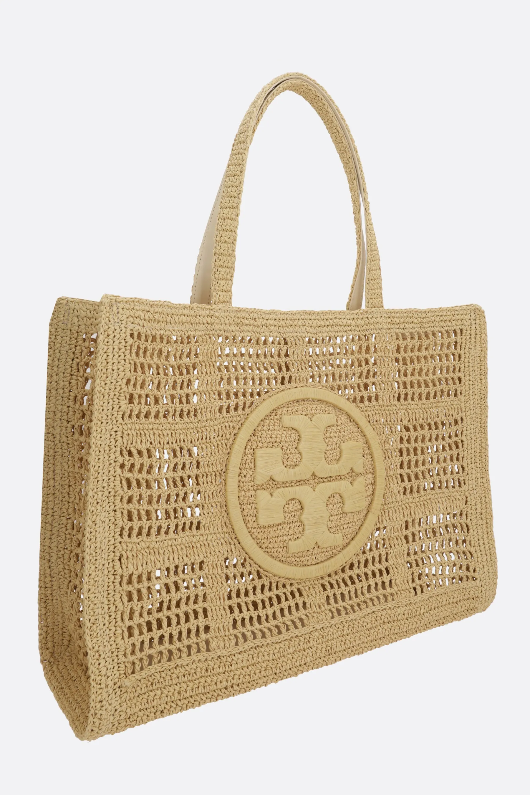Ella large tote bag in raffia