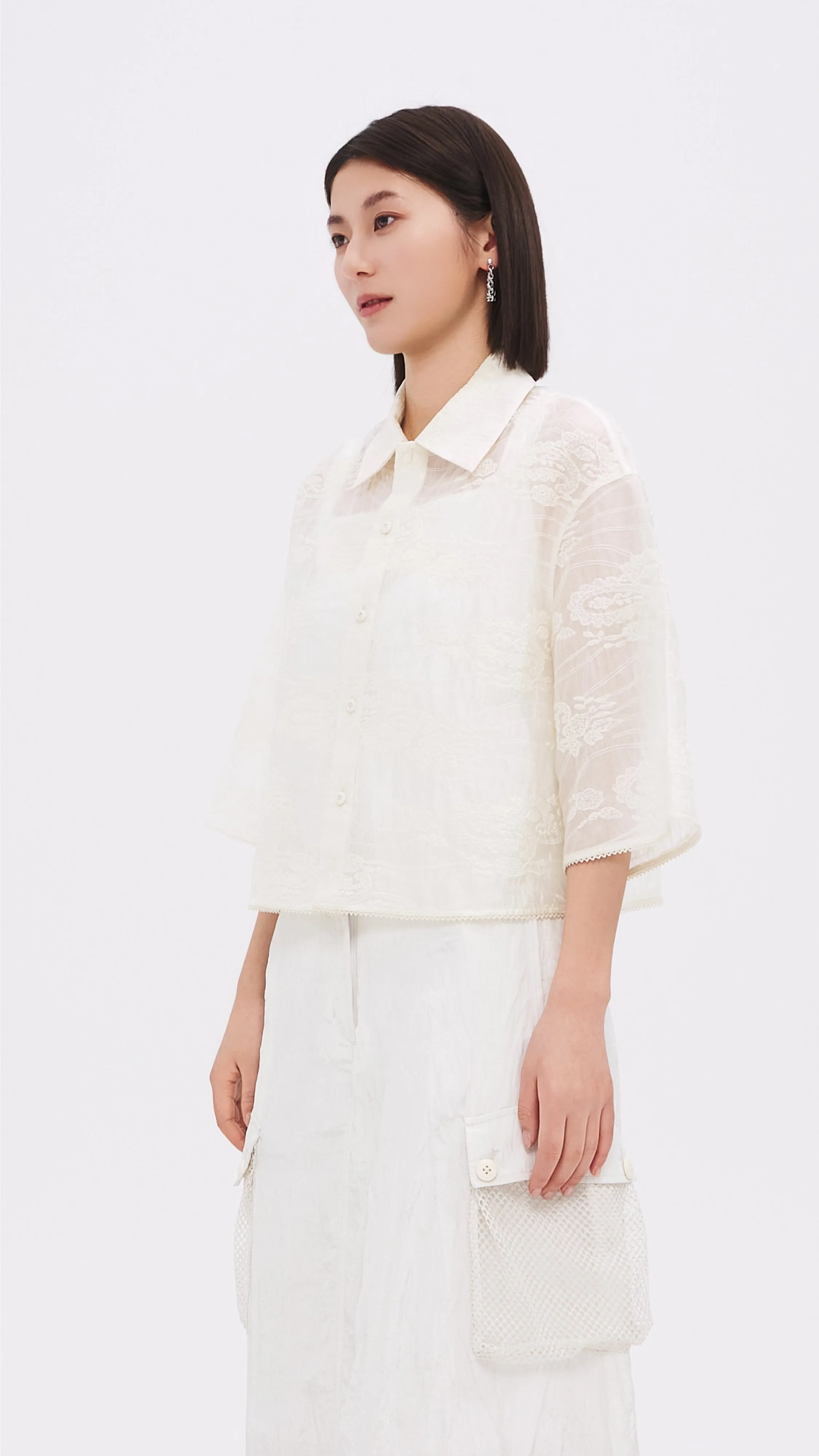 Embroidery Short Shirt