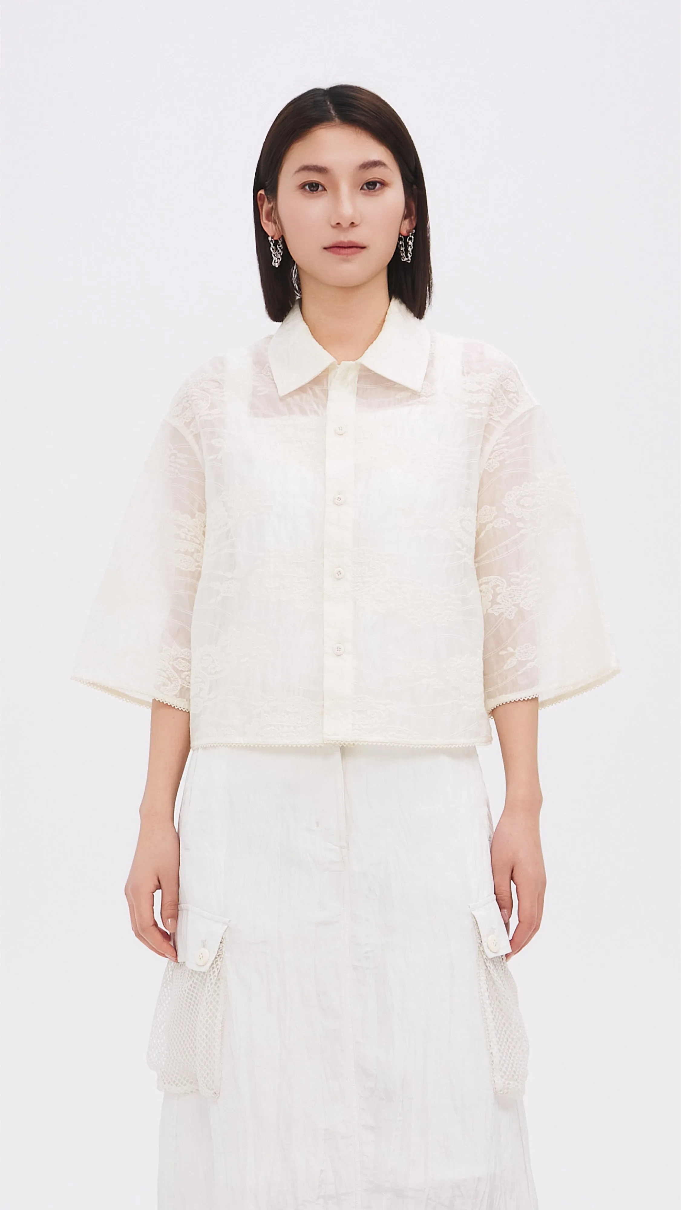 Embroidery Short Shirt