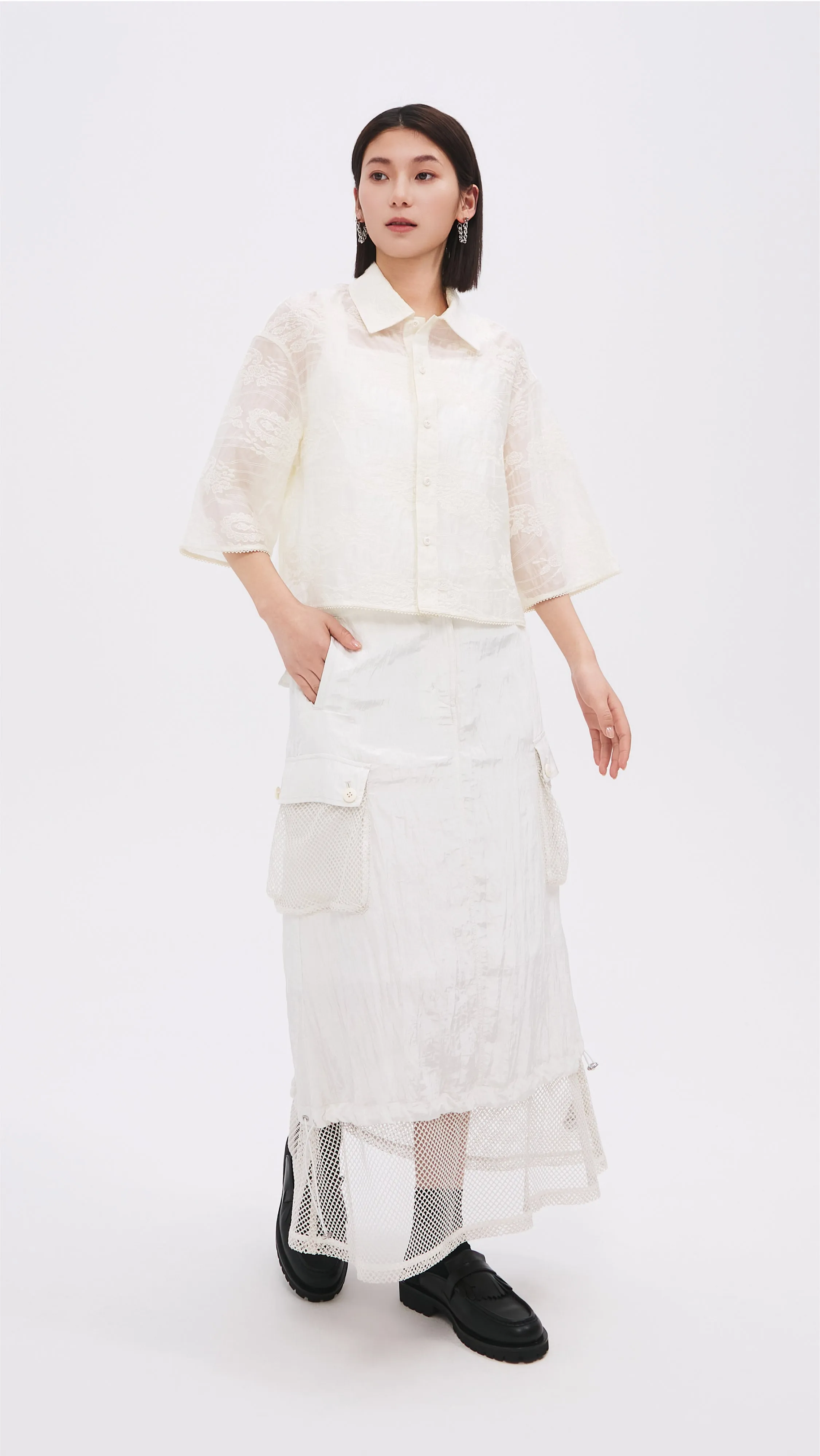 Embroidery Short Shirt