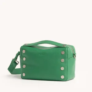 Evan Crossbody | Lime Zest/Brushed Silver | Sml