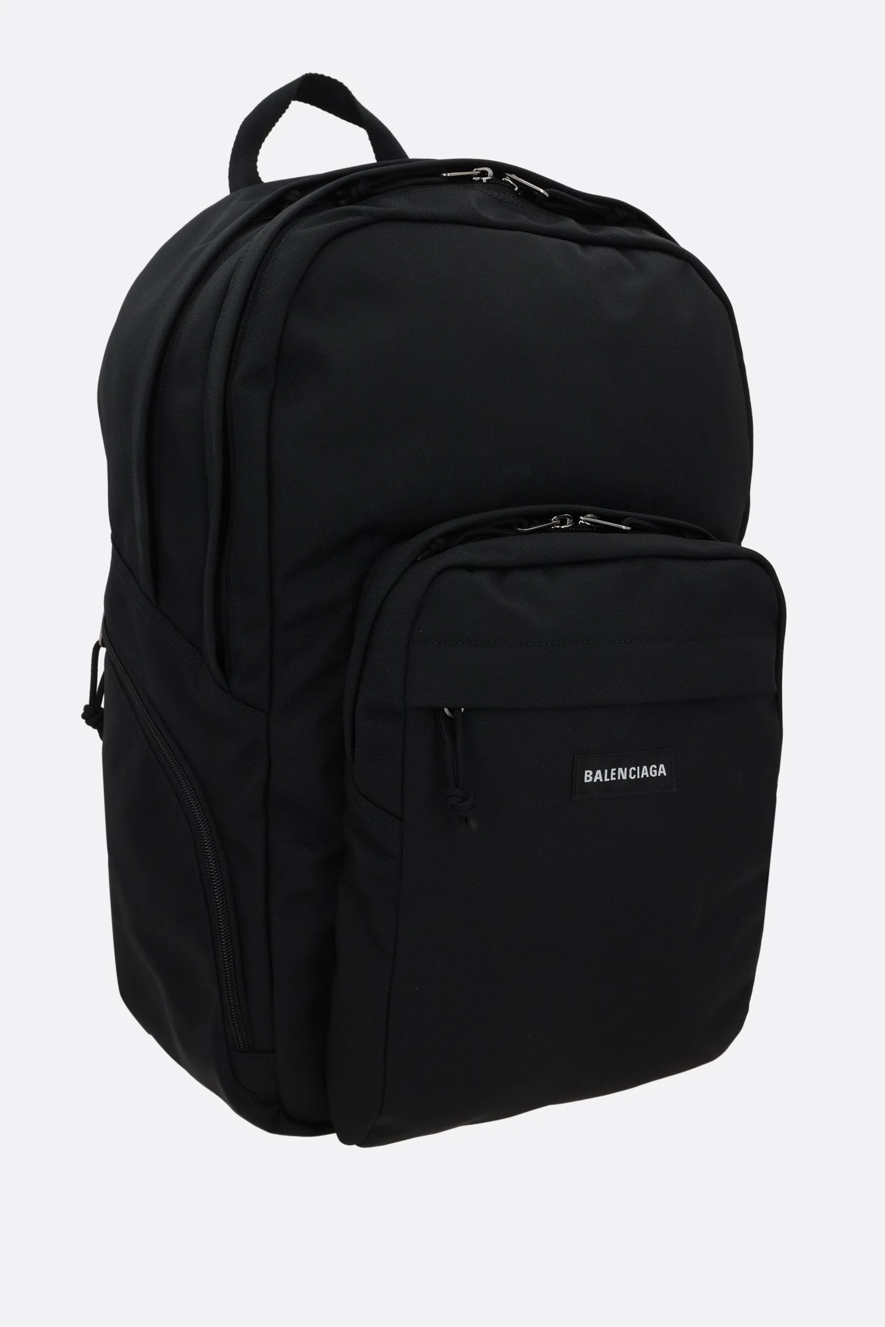 Explorer multipocket backpack in recycled nylon