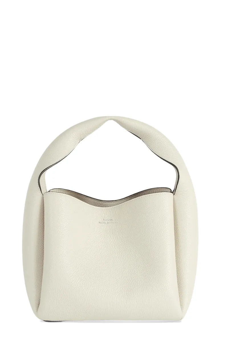 Grained-Leather Bucket Bag