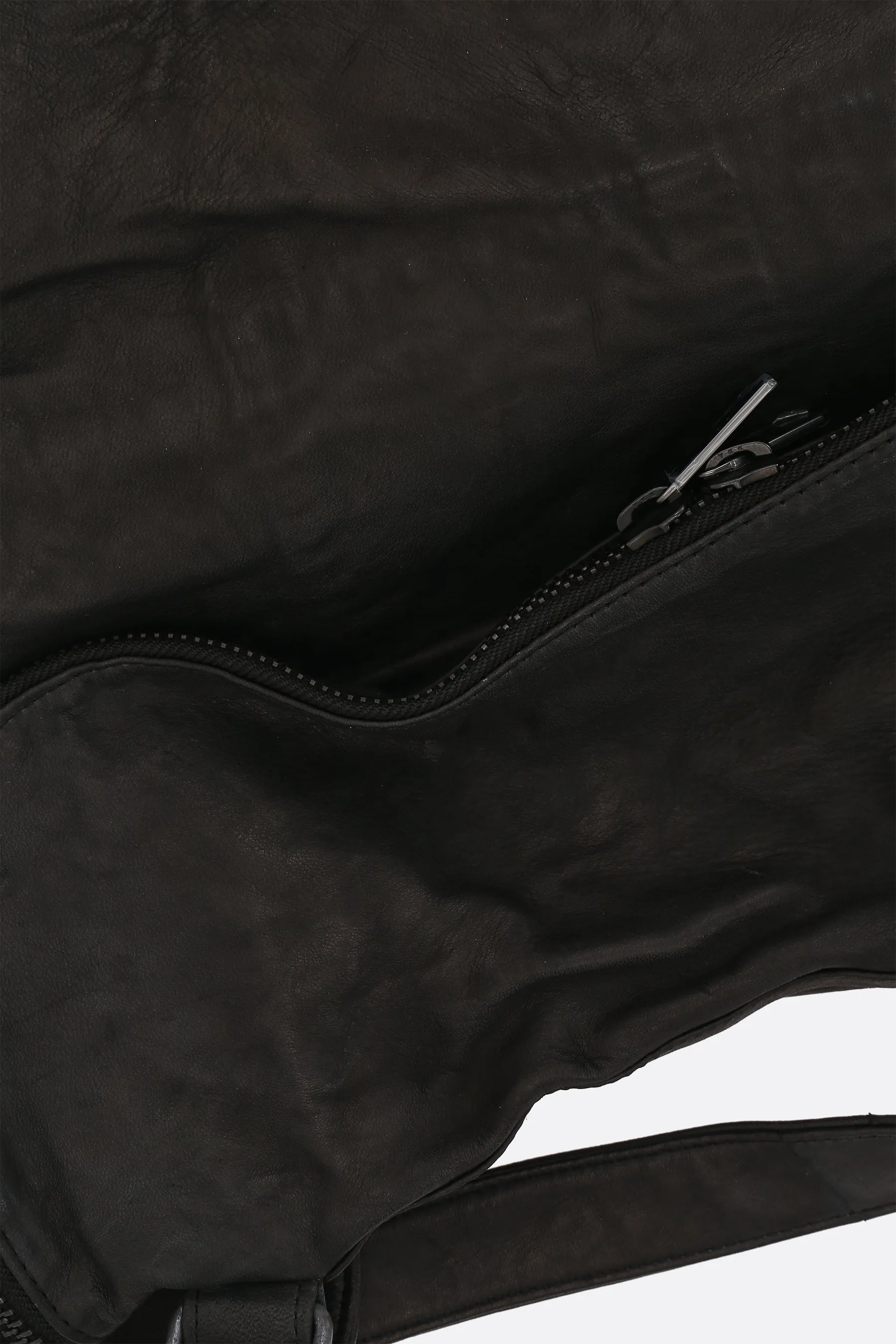 grainy leather crossbody bag