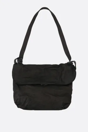 grainy leather crossbody bag