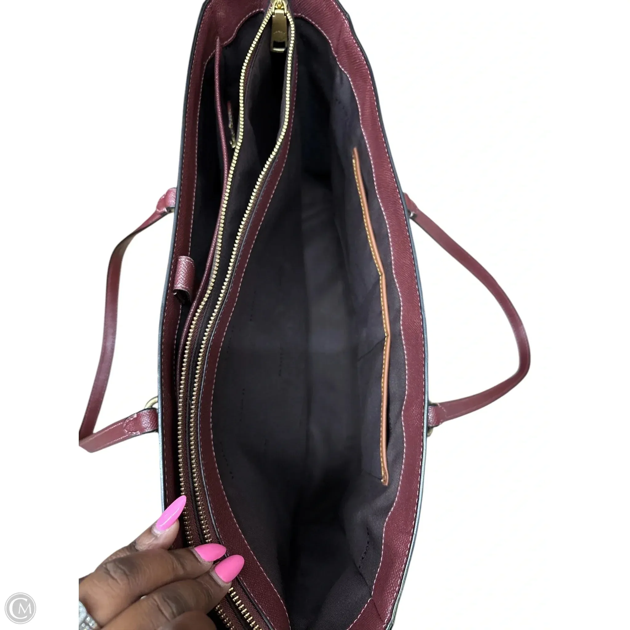 Handbag Designer By Coach, Size: Large
