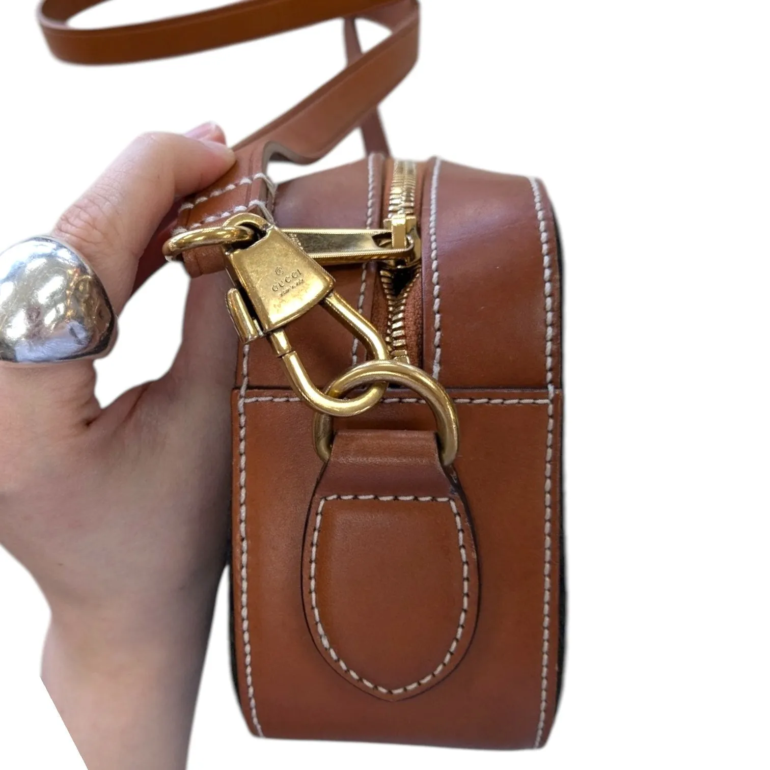 Handbag Luxury Designer By Gucci In Multi, Size:Small