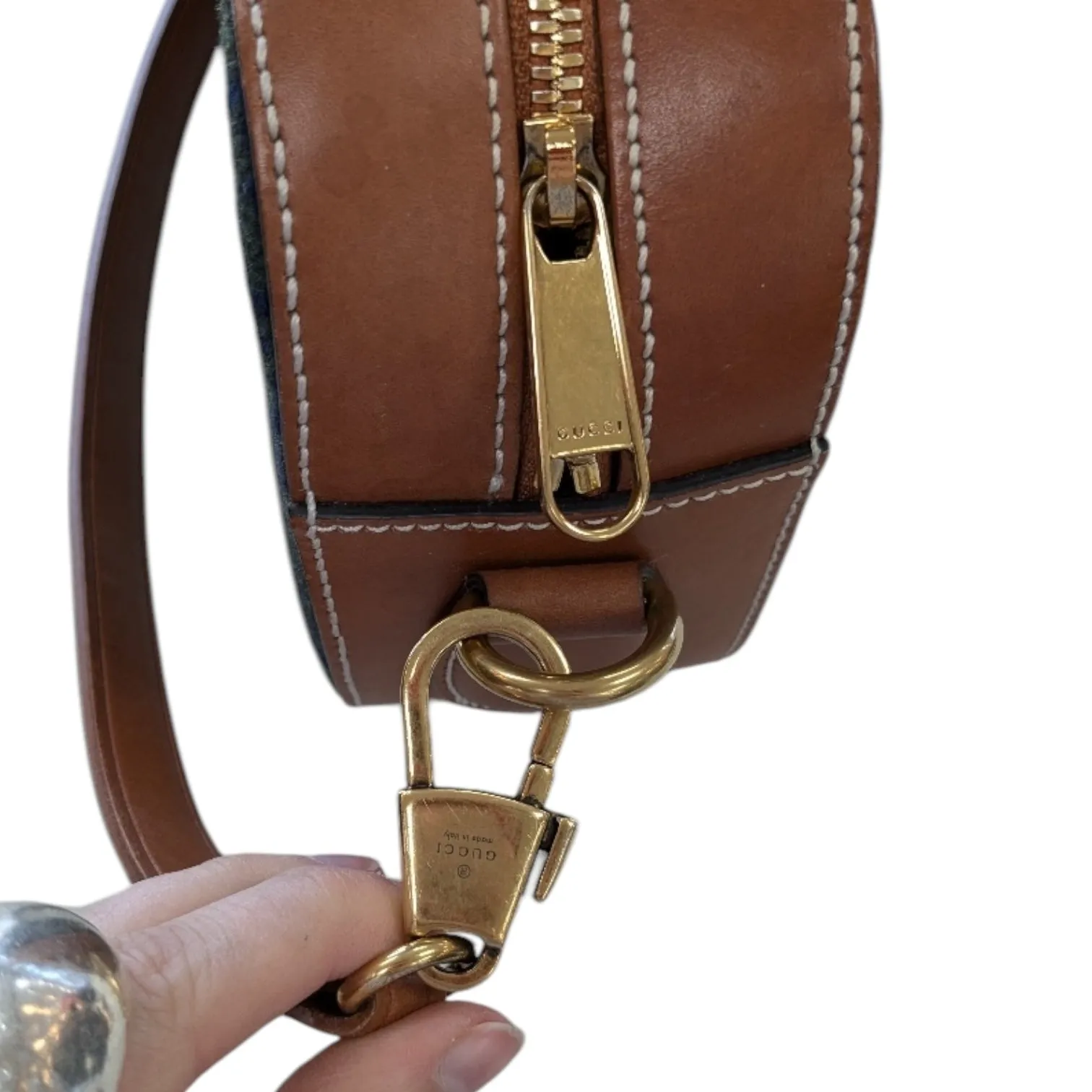 Handbag Luxury Designer By Gucci In Multi, Size:Small