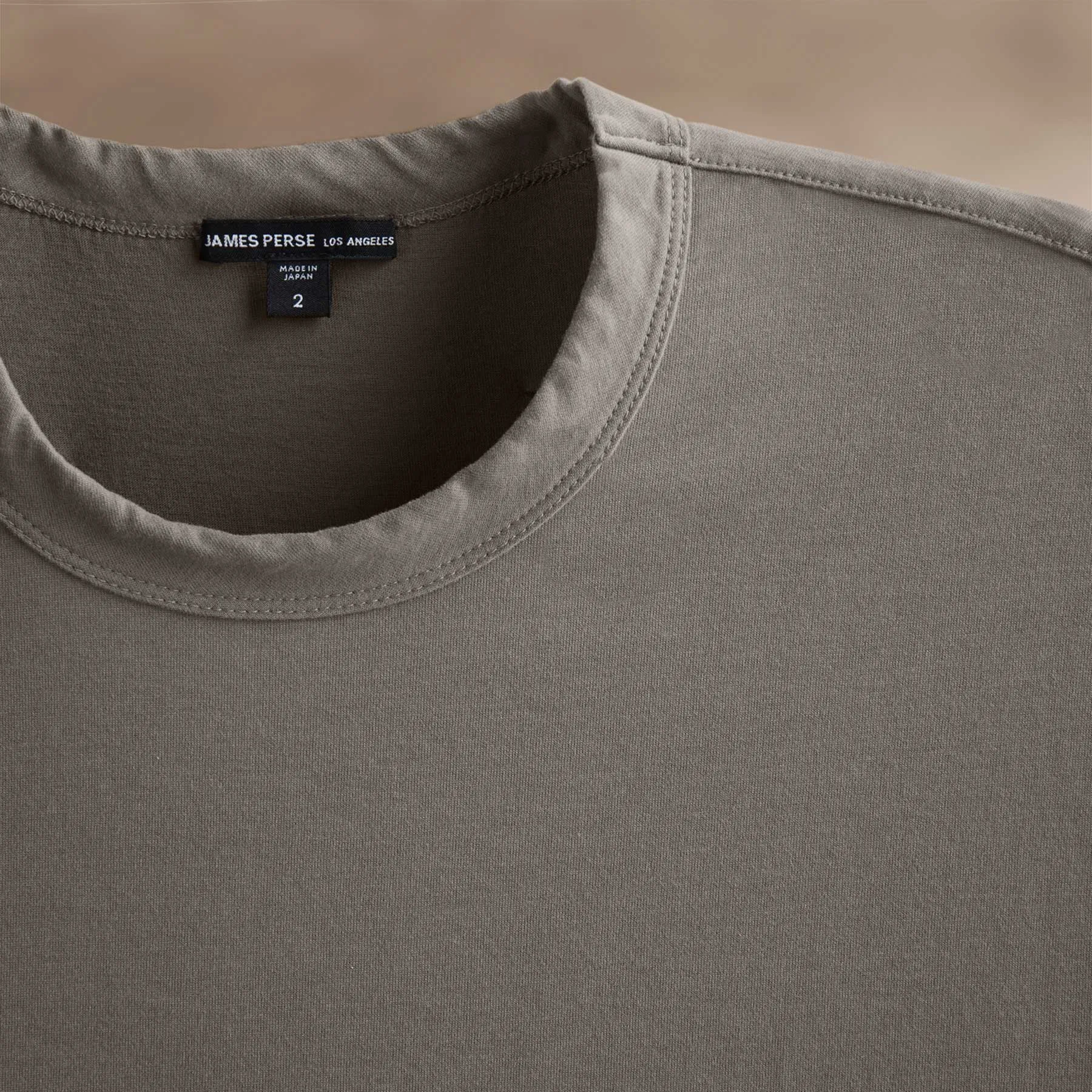 Heavy Luxe Jersey Oversized Crew - Granite