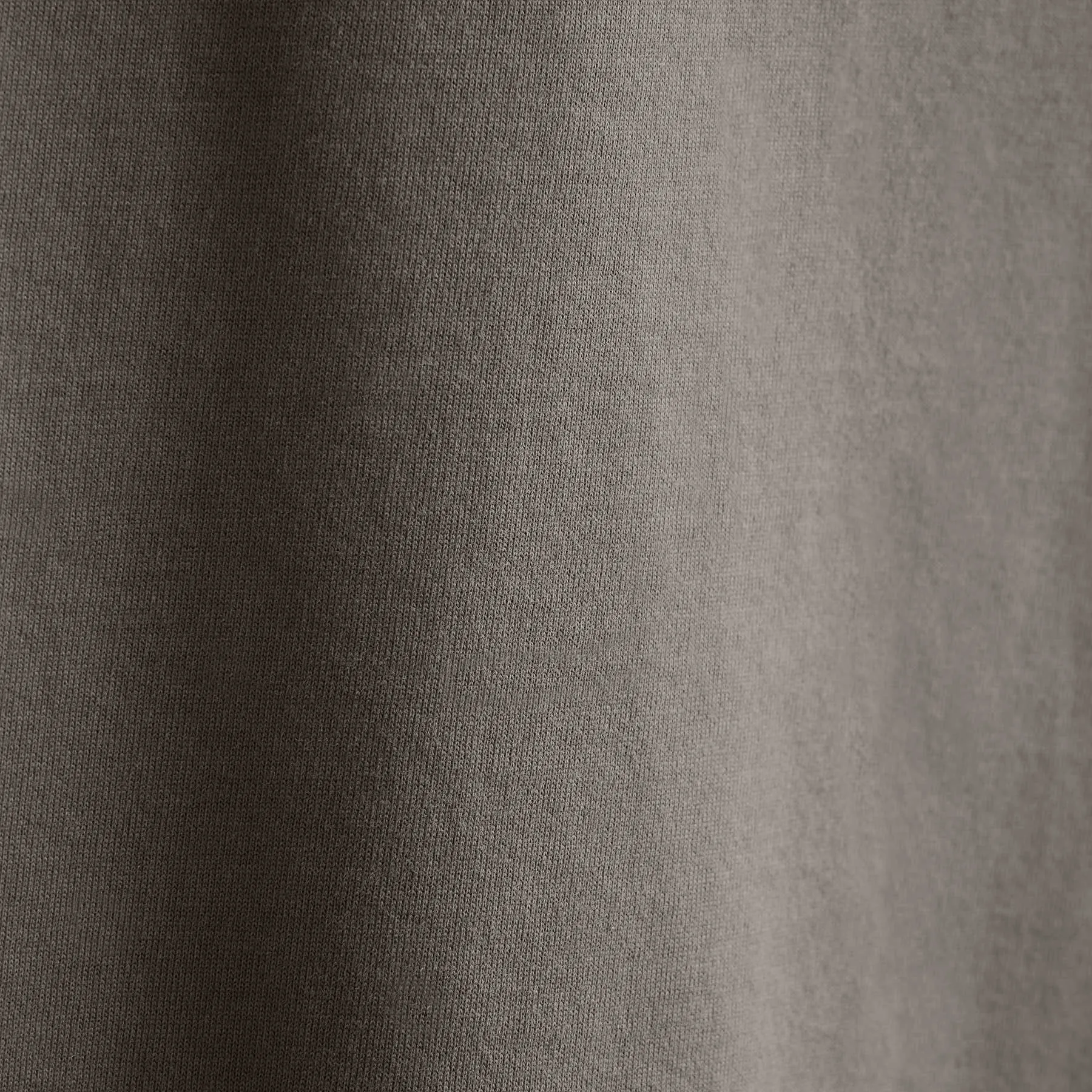 Heavy Luxe Jersey Oversized Crew - Granite