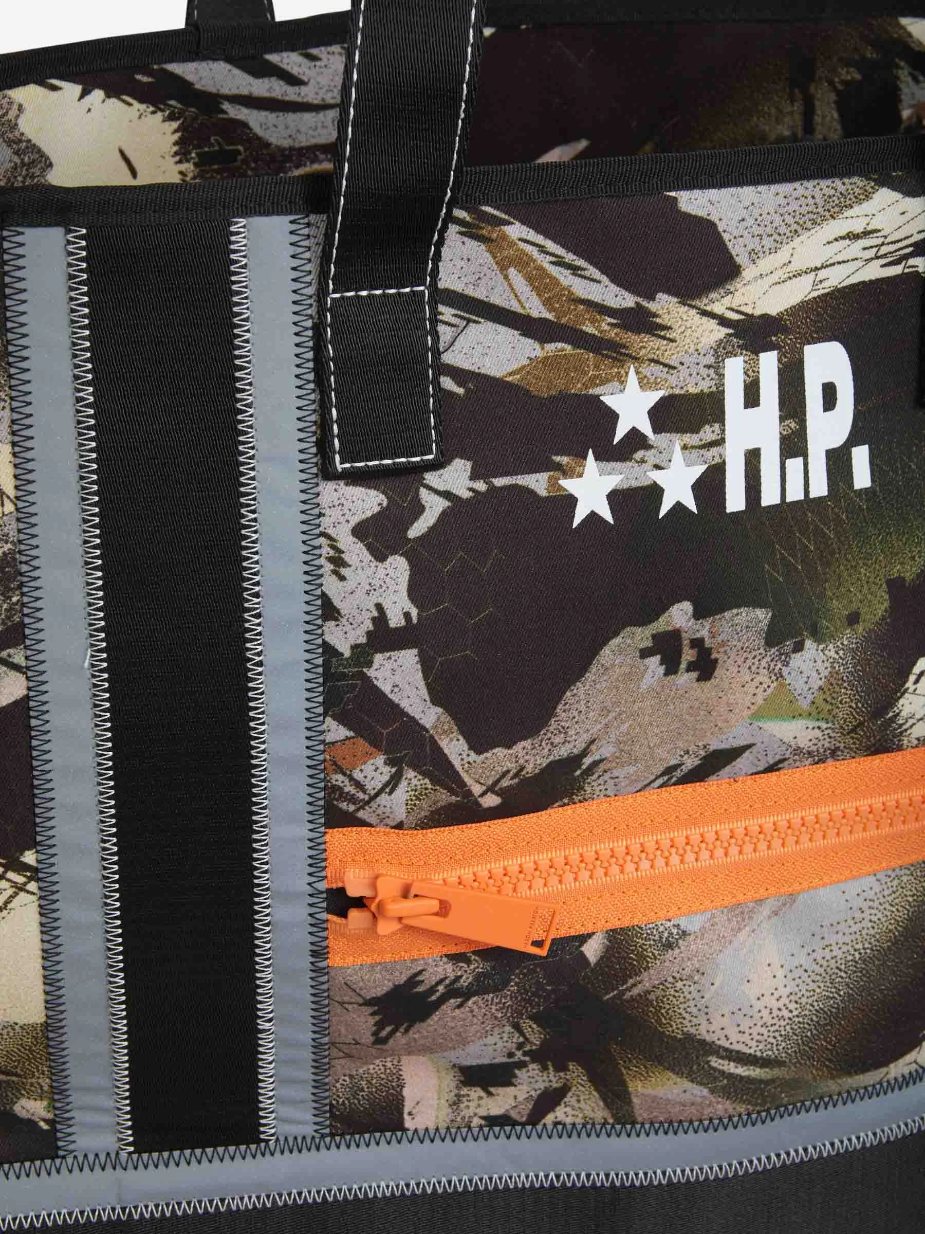 Heron Preston Logo Printed Top Handle Bag