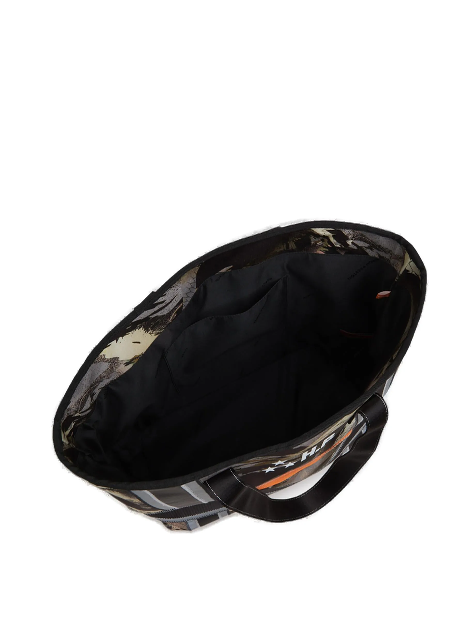 Heron Preston Logo Printed Top Handle Bag