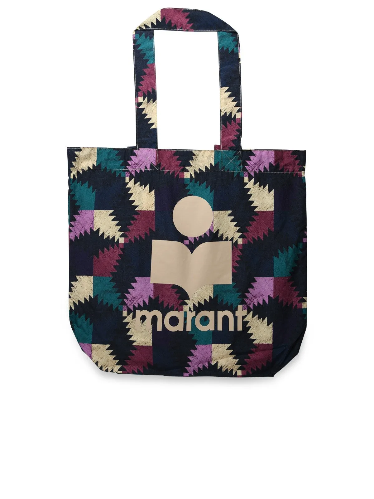 Isabel Marant Étoile Geometric-Printed Top Handle Bag