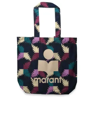 Isabel Marant Étoile Geometric-Printed Top Handle Bag